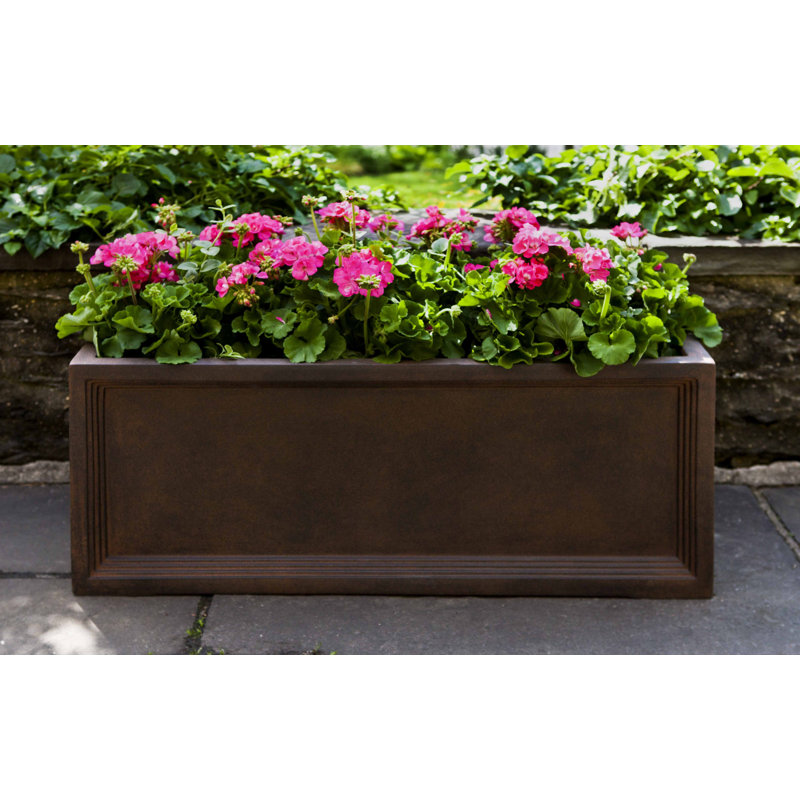 Denbigh Fiber Clay Window Box Planter Joss & Main